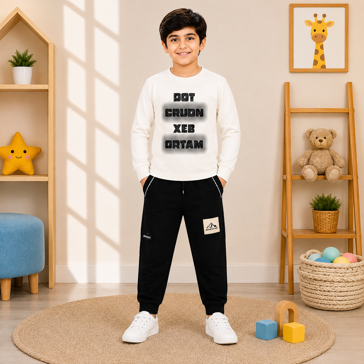 Boys’ Graphic Shirt & Jogger Set